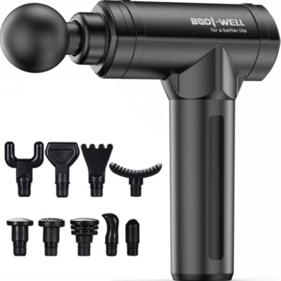 Massage Gun Deep Tissue Muscle Massager Lightweight -High Torque Motor, 10-Heads
