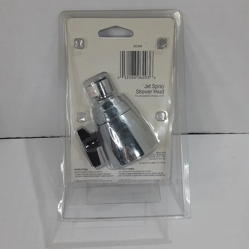 Cabezal de ducha Aqua Therapy by Alsons spray ajustable cromo/latón 542946 Foto 2 de 2