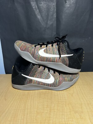 Nike Kobe 11 XI Elite ID Flyknit Multicolor Low Top Sneakers Size