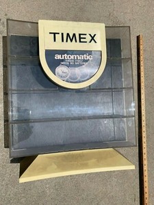 vintage timex display case