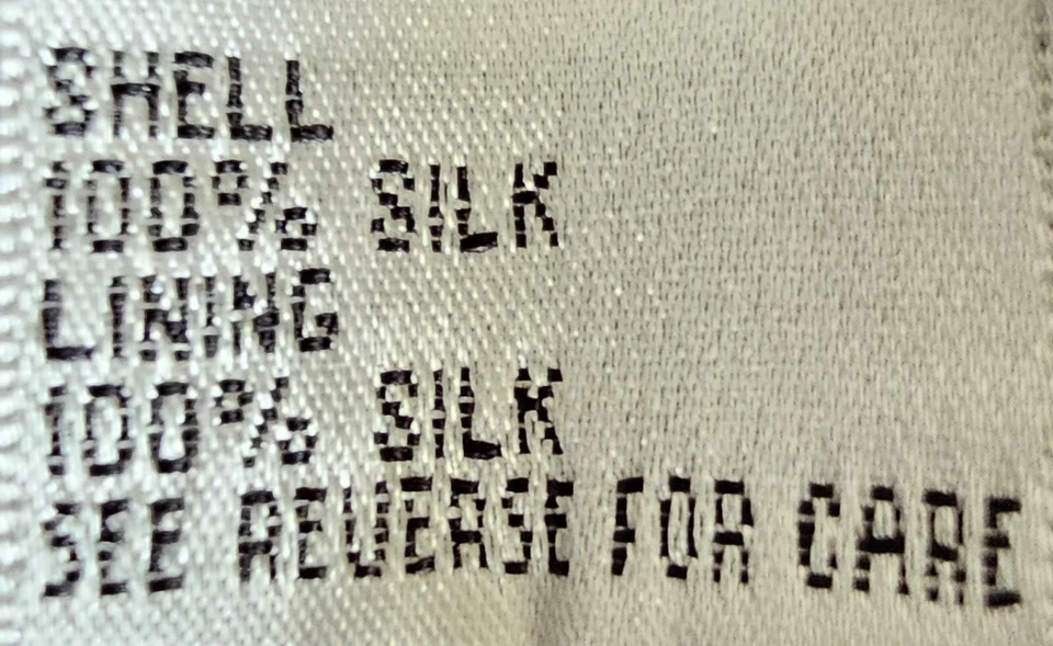 Blusa Top Camisa Talbots Mujer Talla 4 Negra Marrón Floral Seda Foto 3 de 4