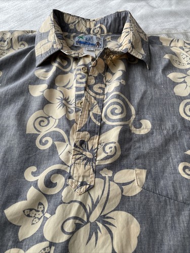 Styled by RJC Hawaiian Luau SHIRT FLORAL PRINT MADE in HAWAII XL - Picture 4 of 6