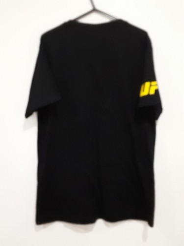 UFC T Shirt Mens Adult Size Medium Short Sleeve Black Logo Fighting - Picture 5 of 9