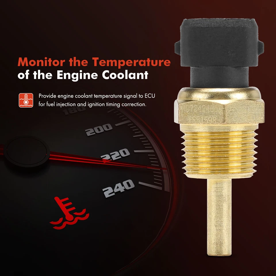 Sensor de temperatura do líquido de arrefecimento do motor para Daihatsu Charade 1988-1992 Rocky 1990-1992 - Imagem 2 de 4