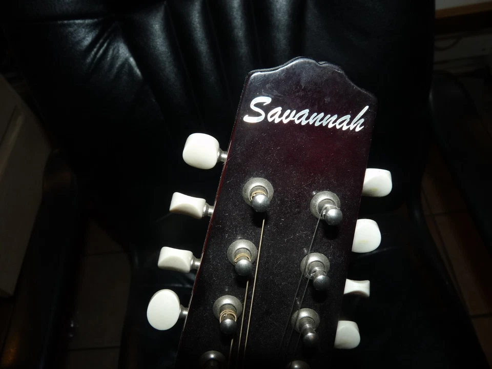 Savannah Model SA-120 All Solid Wood Mandolin, Spruce and Maple - Image 3 of 4