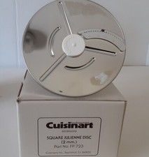 Cuisinart 2mm Square Julienne Disc Part No. FP-723 Original Box New Old Stock