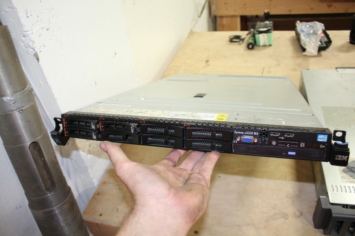 中古 IBM System x3550 M4 ラックマウント型サーバー IBM SYSTEM X3550 M4 SERVER E5-2680 1.80GHZ 16GB w/ 3x 300GB