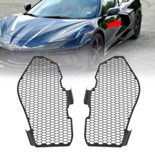 For Corvette C8 2020-2023 Accessories Side Intake Mesh Grille Insert Guards New