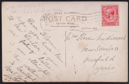 Bunyan Statue Bedford Bedfordshire 1922 RP Postcard - Picture 2 of 2