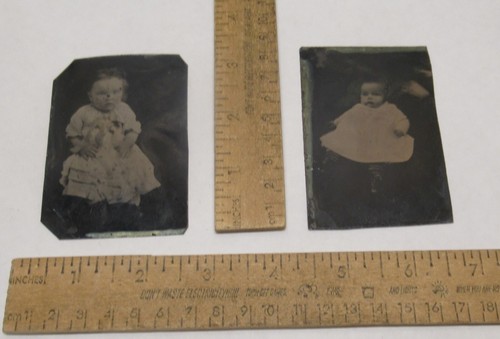 2 FOTOGRAFÍAS VINTAGE SEPARADAS - Niño pequeño / Bebé - TIPO ESTAÑO - Anuncio # 2189 - Imagen 4 de 6