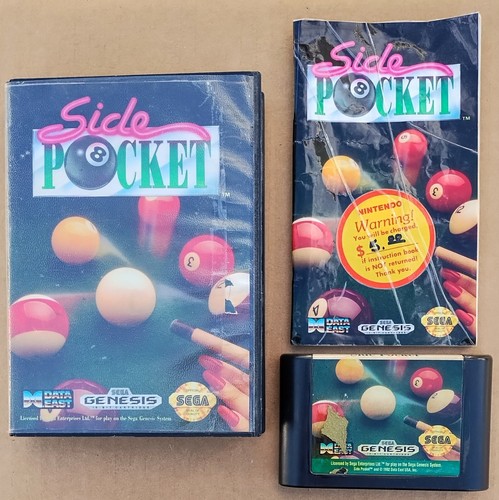 Jeu Vidéo Side Pocket - Version US Pour SEGA Genesis / Megadrive - Occasion Bon état