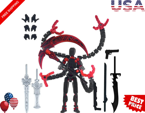 T13 Titan 3D Printed Action Figure Movable Joints Robot Desktop Display