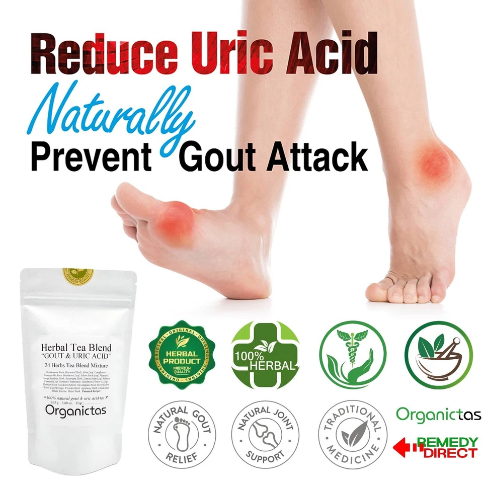 ПОДАГРА средство чай 24 травы подагры травяной чай добавка высокий уровень мочевой кислоты поддержка - Изображение 2 из 4