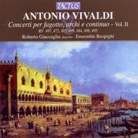 Audio Cd - Antonio Vivaldi - Concerti Per Fagotto - Vol. Ii - Tactus -D- Neu