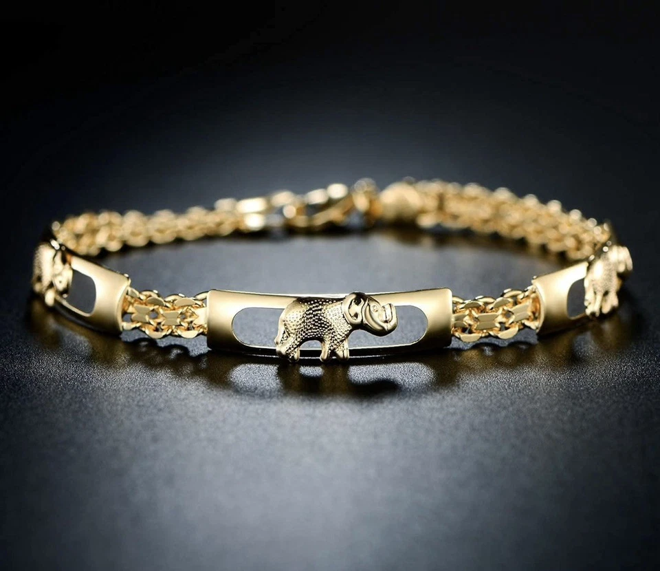 Pulsera de oro 14K para mujer Foto 3 de 4