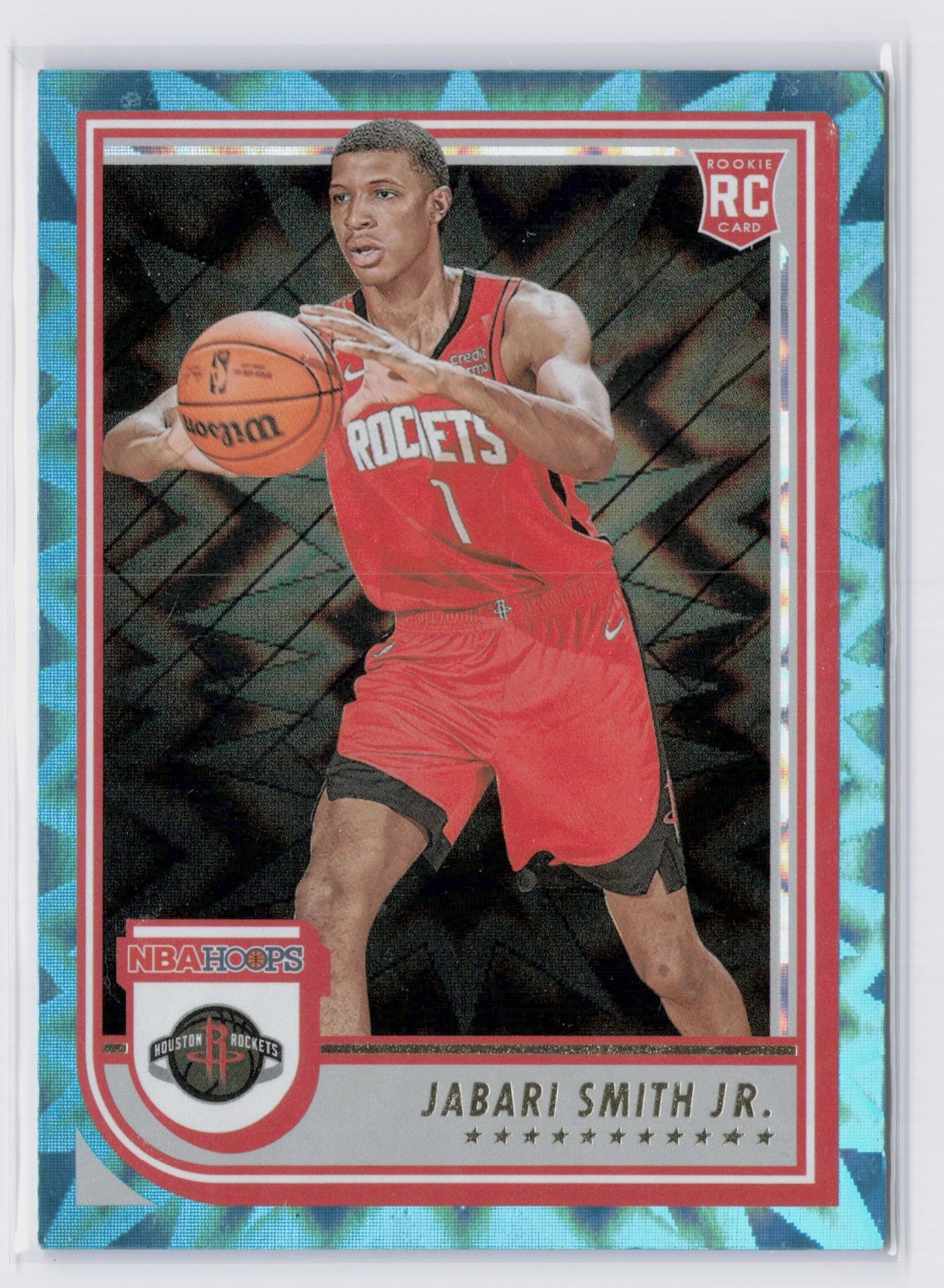2022-23 Panini Donruss Jabari Smith Jr. #233 Teal Explosion (RC) HOUSTON ROCKETS
