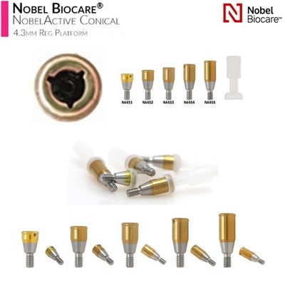Nobel RP Platform 4.3Dia Locator Abutment Conical Connection for RP Nobel Active