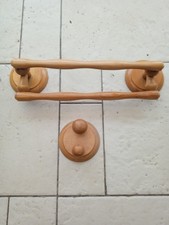 Porte serviette Et Porte Peignoir En Pin