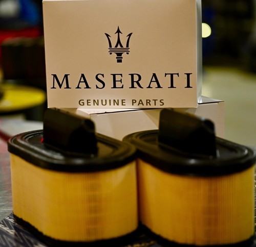 NEW OEM MASERATI 670001545 - 2PCS AIR FILTER Photo - $59
