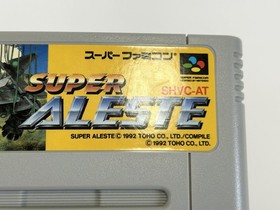 Super Aleste Toho 1992 Nintendo Super Famicom SFC SNES Cartridge Used Tested JP