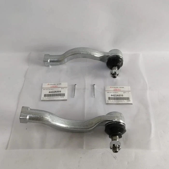 Se adapta a Mitsubishi Montero 2001-2006 Triton Pajero 2 piezas extremo de barra de amarre exterior delantero Foto 3 de 4