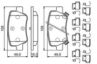 1X Bosch 0 986 494 933 Bremsbelagsatz Scheibenbremse FüR Toyota