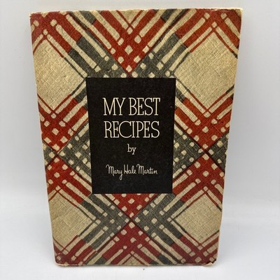 Libby McNeill & Libby My Best Recipes Mary Hale Martin 1936 Plaid Cookbook
