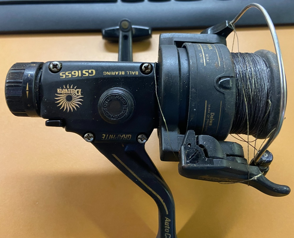 MOULINET DE PÊCHE vintage original DAIWA G 51655 T GRAPHITE marque de précision EUR 31,24 - FR