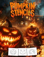 Pumpkin Carving Stencils: 50 Fun and Spooky Jack-o'-Lantern Templates to Carve