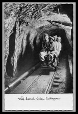 Ansichtskarte Salzbergwerk Dürrnberg bei Hallein / Reichsgrenze - Österreich