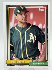 Matt Olson 2017 Topps Archives #242 Rookie Card K7. rookie card picture