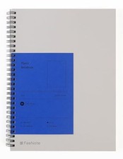 Blank Spiral Notebook 10.12 x 7.36 in B5 , 160 Pages Blank Paper, Iris