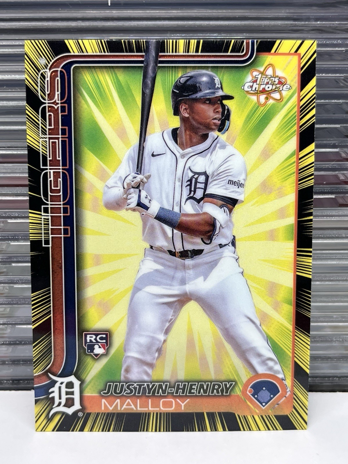 2025 Topps Chrome #RR-13 Justyn-Henry Malloy Radiating Rookies RC Detroit Tigers