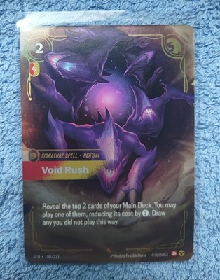 Void Rush Riftbound: League of Legends Spiritforged 188/221 Englisch