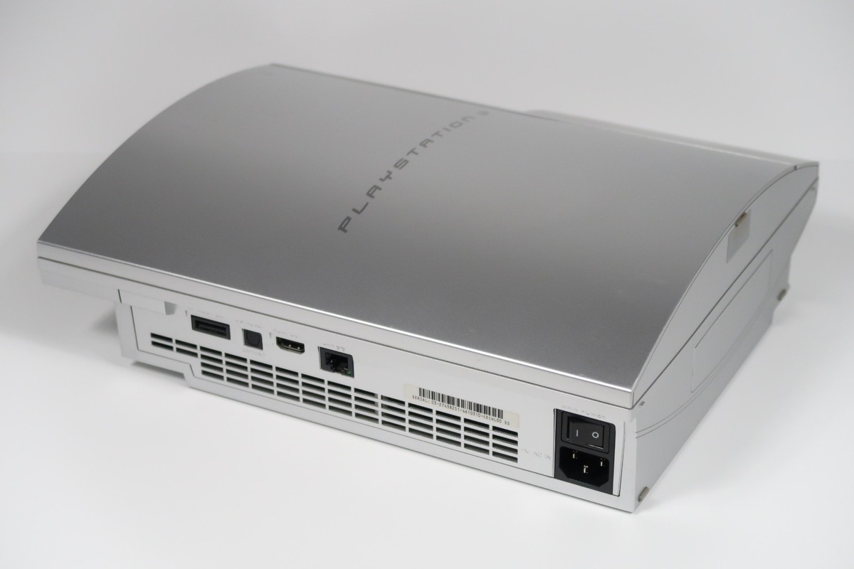 SONY PLAYSTATION 3 PS3 Satin silver CECHL00 Console 250GB Tested