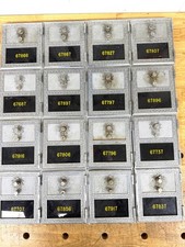 16 Antique Post Office Box Lockbox Door Front...