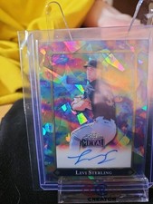 LEVI STERLING 2025 Leaf Metal Baseball Silver PULSAR Auto #1/3