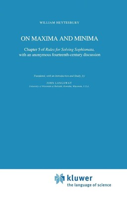 William Heytesbury | On Maxima and Minima | Taschenbuch | Englisch (2013) | x