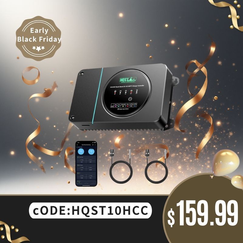 HQST 12V/24V 30A DC to DC Charger, Buck Boost Battery Charge