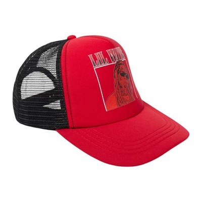 Lil Wayne Box Logo Retro Adjustable Snapback Trucker Hat Cap Rap Hop Hop RED