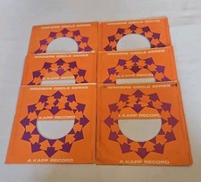 45 RPM 7" RECORD SLEEVES CO. SLEEVE 6 PACK SEE PHOTOS Kapp Records SLV333