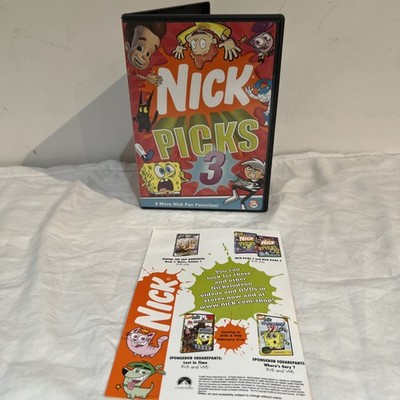Nick Picks Vol. 3 DVD 2006 Cat Scratch All Grown Up Danny Phantom Jimmy TESTED