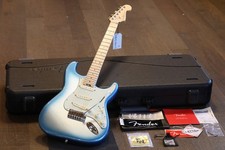 Minty! 2016 Fender American Elite Stratocaster Guitar Sky Burst + OHSC