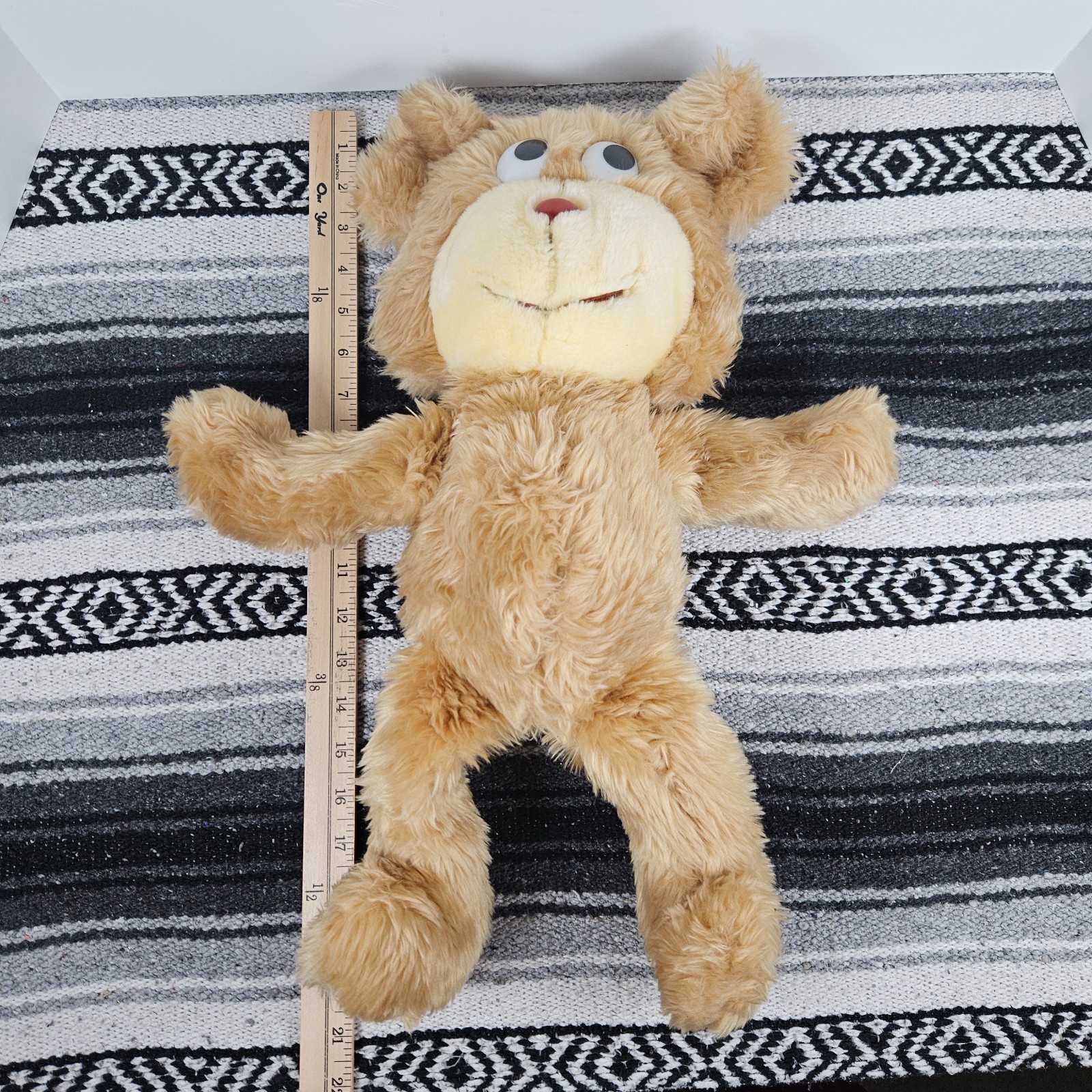 Vtg 1982 Eden Toys Bear Plush 22" Neiman Marcus Tags Sweet Eyes New Classic