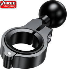 Handlebar Mount with 1'' TPU Ball Compatible with RAM Mounts B Size Double Socke