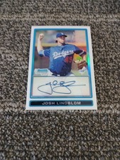 2009 Bowman - Chrome Prospects Josh Lindblom #BCP117 Refractor 458/500 (AU, RC)