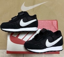 Nike UK2.5 MD Valiant Suede Trainers Toddler Unisex Black/White Swoosh Logo