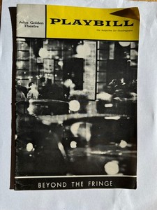 1963 Beyond the Fringe Playbill Dudley Moore Peter Cook Leigh Wharton Archive