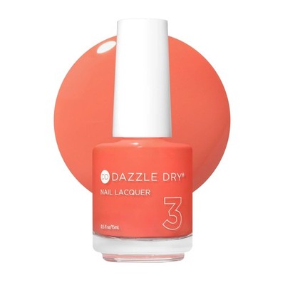 Dazzle Dry Nail Lacquer, Step 3   Oh My! (0.5 fl oz) | A Bright Melon 