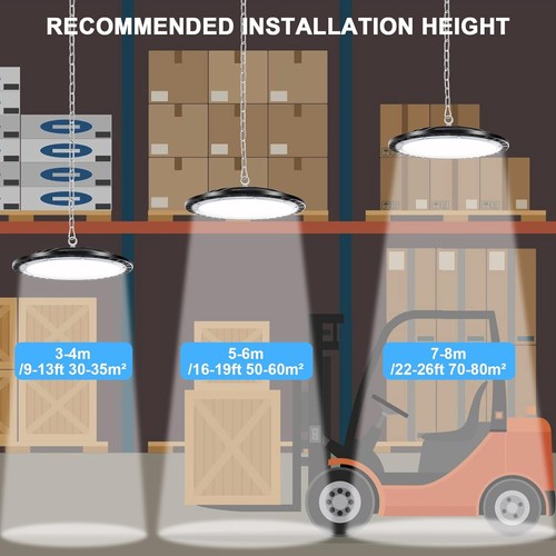 20X LED Hallenbeleuchtung Werkstattlampe Industrie Decken Strahler Hallenleuchte - Bild 11 von 28